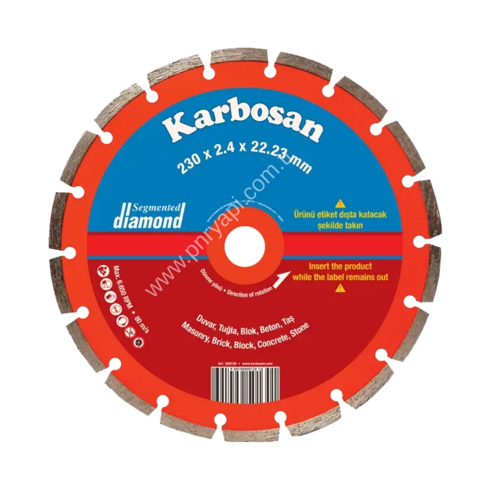 KARBOSAN 180 LK SEGMENTL TURBO KESC