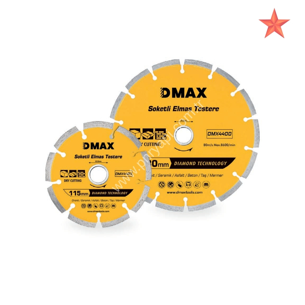 DMAX SOKETL ELMAS TESTERE 180MM