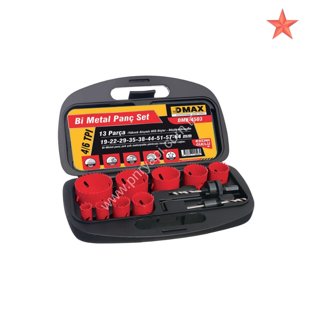 DMAX B METAL PAN TAKIMI 13 PARA
