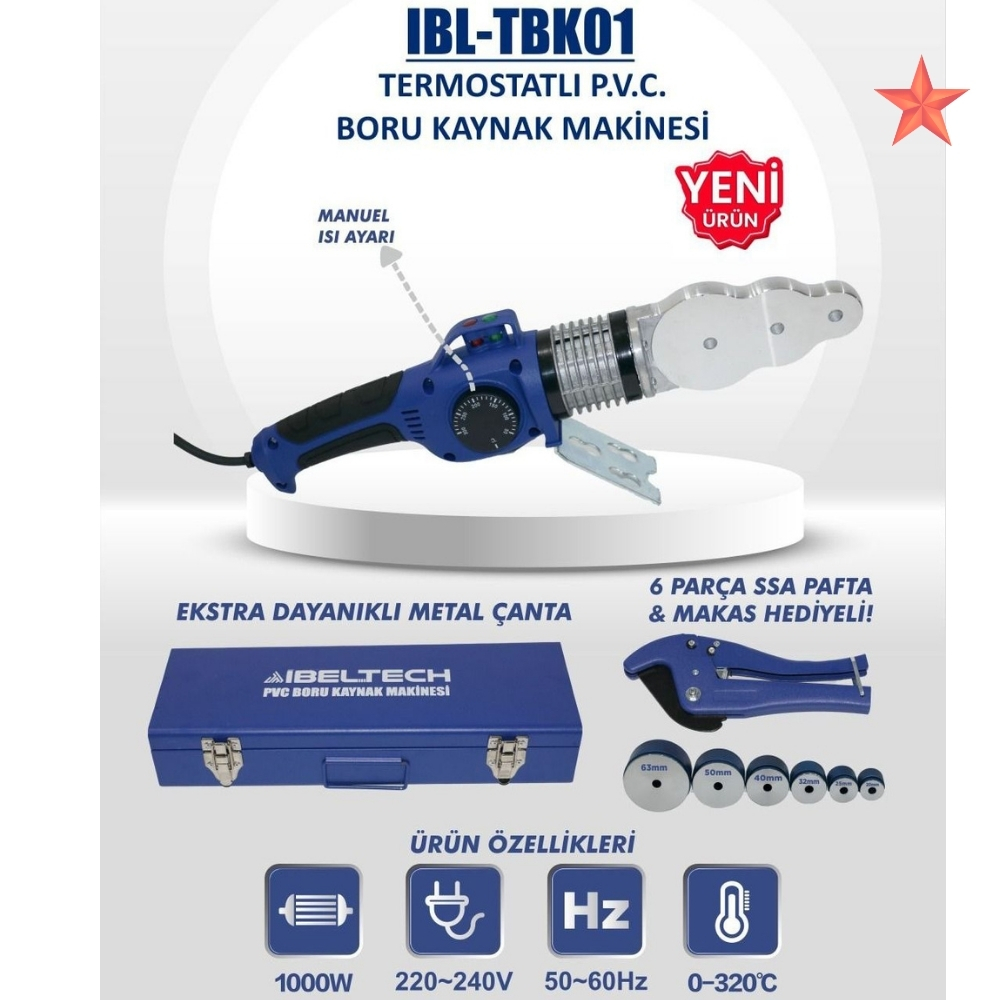 IBELTECH PPRC BORU KAYNAK MAK�NES� TERMOSTATLI