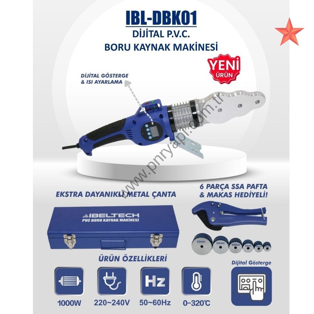 IBELTECH PPRC BORU KAYNAK MAK�NES� D�J�TAL G�STERGEL�