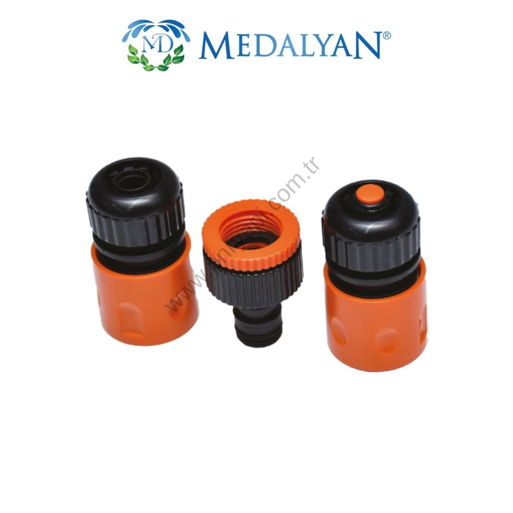 MD315 HORTUM MUSLUK BA�LANTISI 3'L� SET 1\2